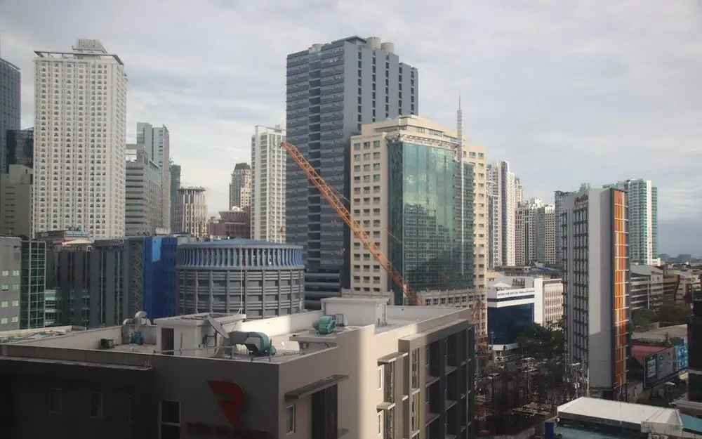 Makati City skyline in Metro Manila, Philippines